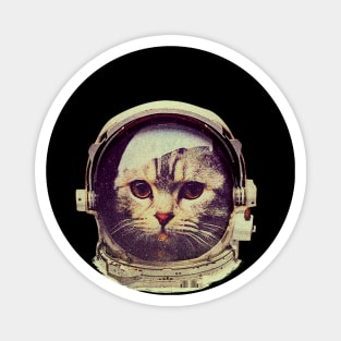 Astronaut Space CAT Magnet